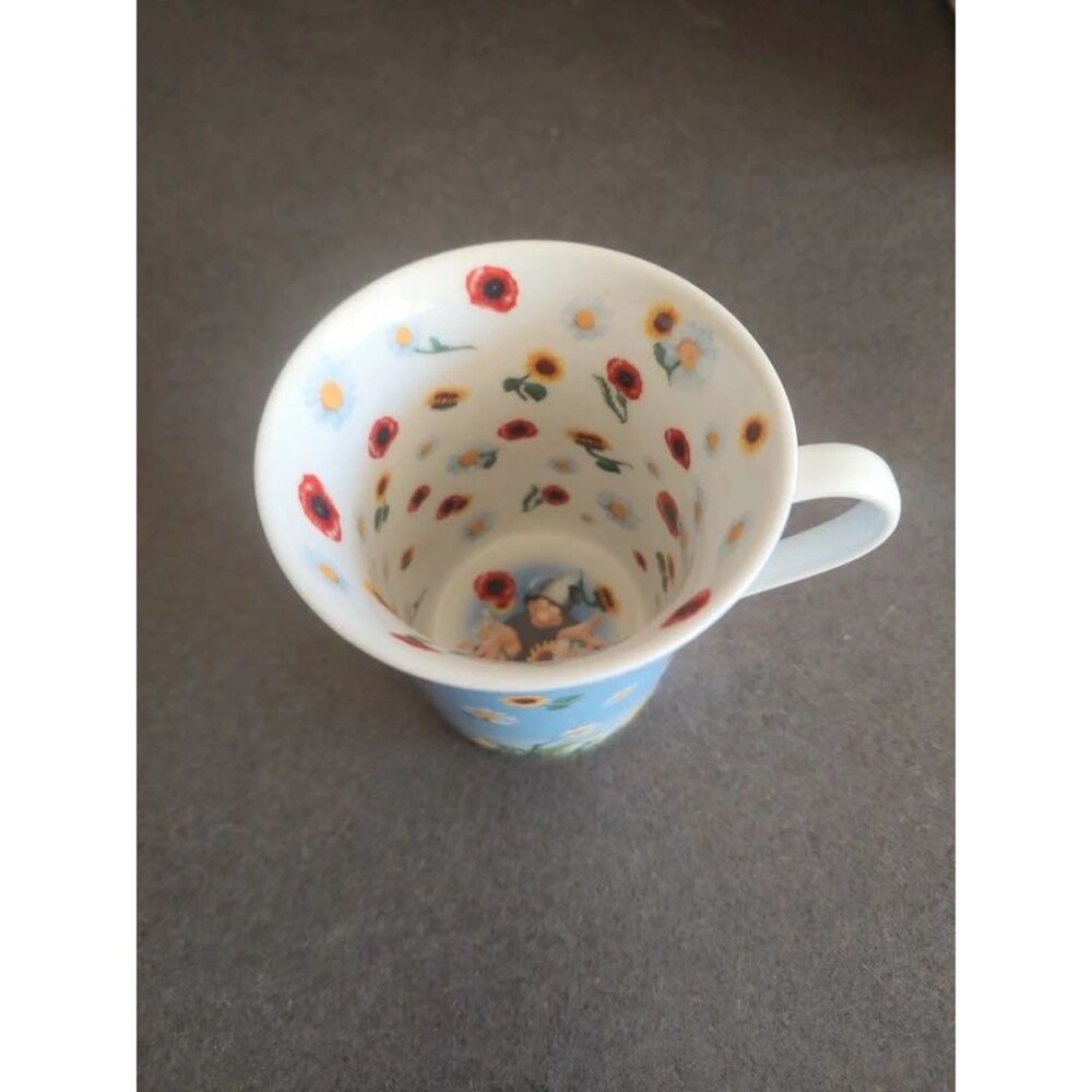 Konitz Moomin Snufkin Flower Eddy Porcelain Coffee Mug Cup Made In Thailand